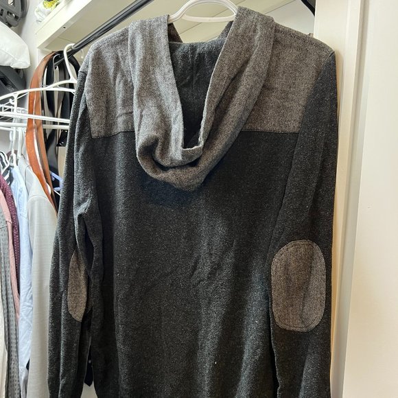 Men Sweater with Hoodie - Picture 2 of 3